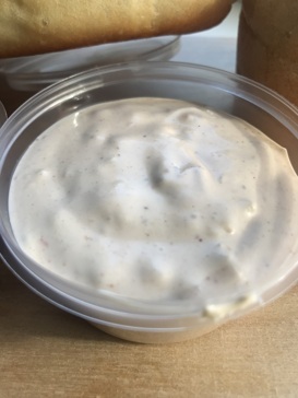 Соус чесночный, в соуснице с крышкой, 80мл, 50гр