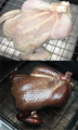 Курица горячего копчения